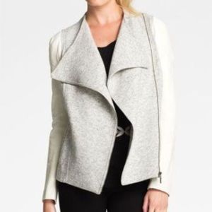 Truth & Pride Moto Jacket Leather Knit